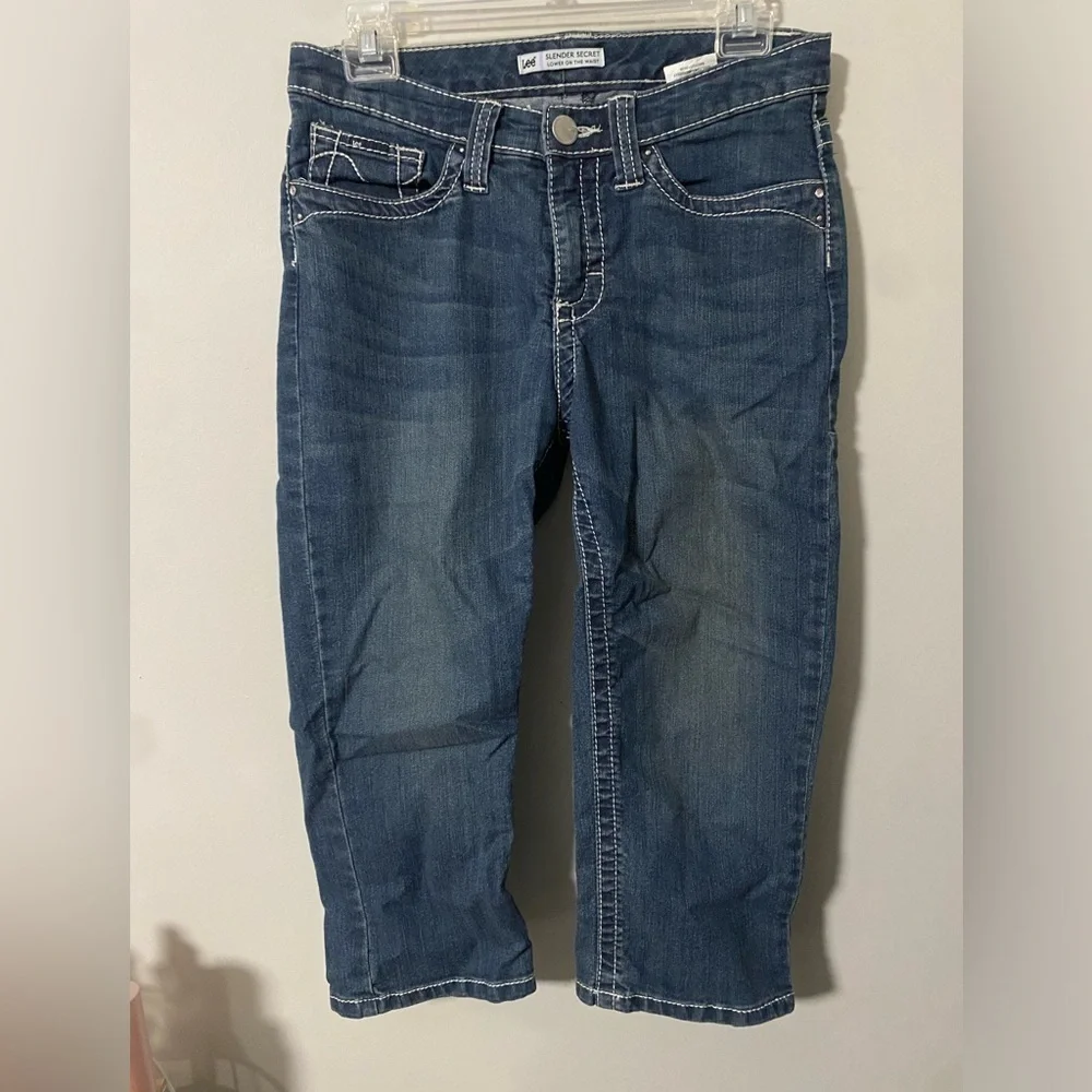 Womens Lee Slender Secret Capri Jeans